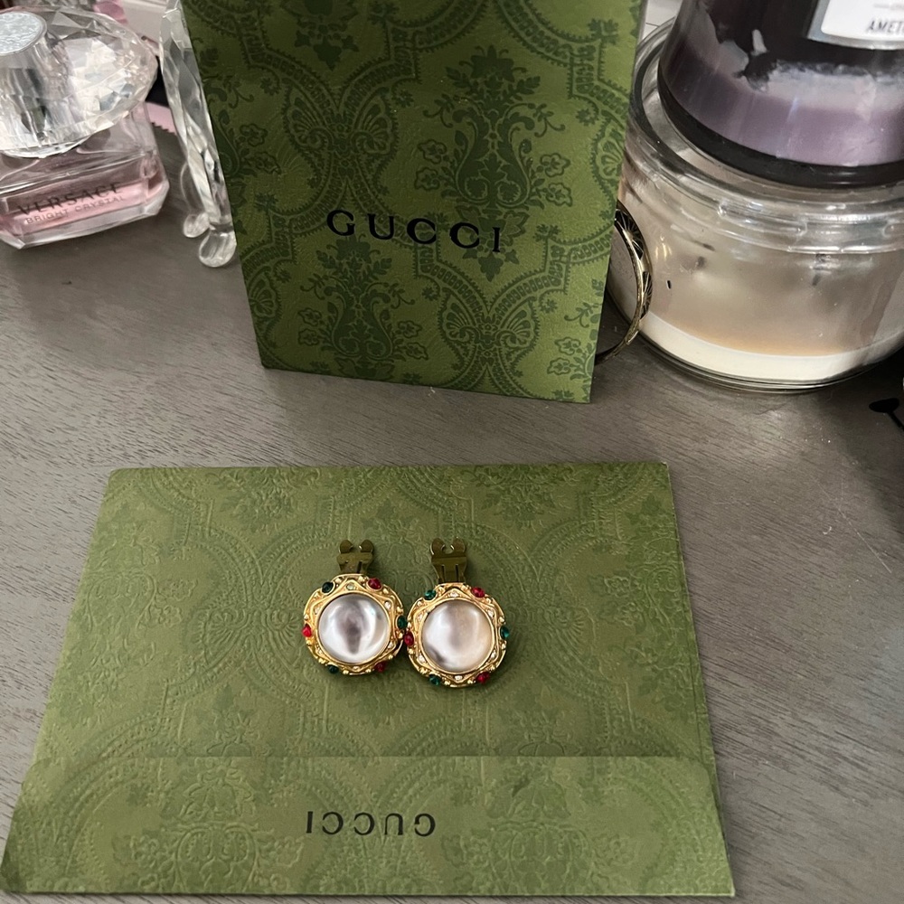 Paola Gucci clip earrings